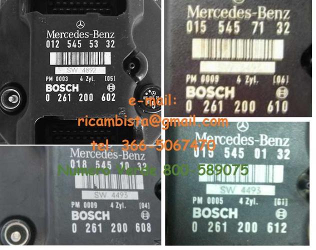 Centralina Motore Mercedes C200 Bosch 0261200602 - 0261200608 - 0261200610 - 0261200612