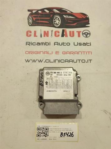 CENTRALINA AIRBAG VOLKSWAGEN Touran 2° Serie 1T0909605D BSX (0710)