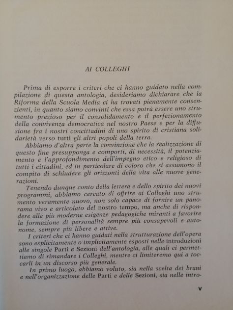 Libro "Antologia di Prose e Poesie italiane e straniere" del 1964 - Foto 5