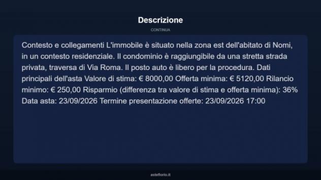 Immobile in asta di 24 m² in vendita a Nomi - Foto 5