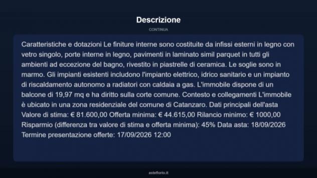 Immobile in asta di 119 m² in vendita a Catanzaro - Foto 11