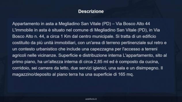 Immobile in asta di 150 m² con più di 5 locali in vendita a Megliadino San Vitale - Foto 4