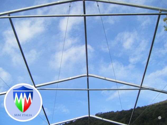 Tendoni Coperture Professionali 5 x 10 x 5,00 pvc Ignifugo MM Italia - Foto 4