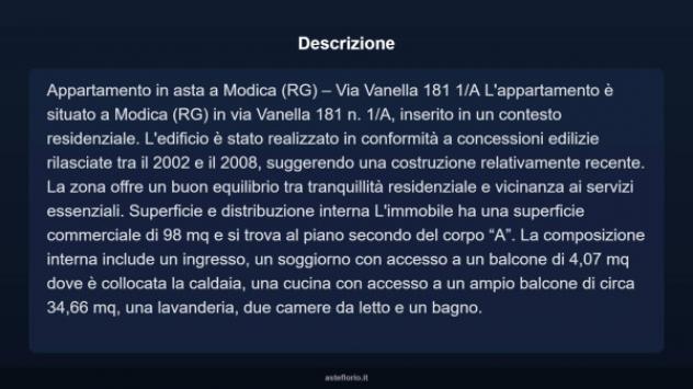 Immobile in asta di 98 m² in vendita a Modica - Foto 4