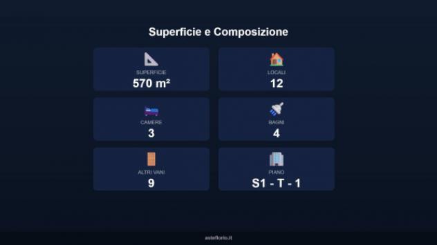 Immobile in asta di 570 m² con più di 5 locali e box auto in vendita a Rometta - Foto 18