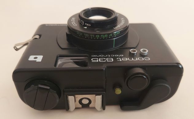 Macchina fotografica Comet 635 Electronic Minicompact custodia originale in sim - Foto 3