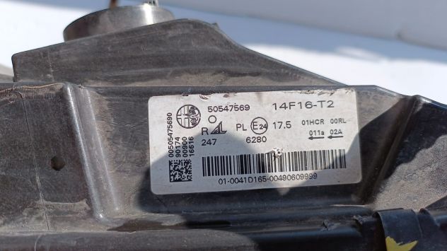 FARO ANTERIORE DX ALOGENO ALFA ROMEO GIULIA 2018 50547569 - Foto 2