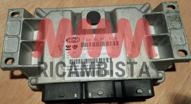 9663380880 IAW6LPC.105 Peugeot 207 centralina motore Magneti Marelli
