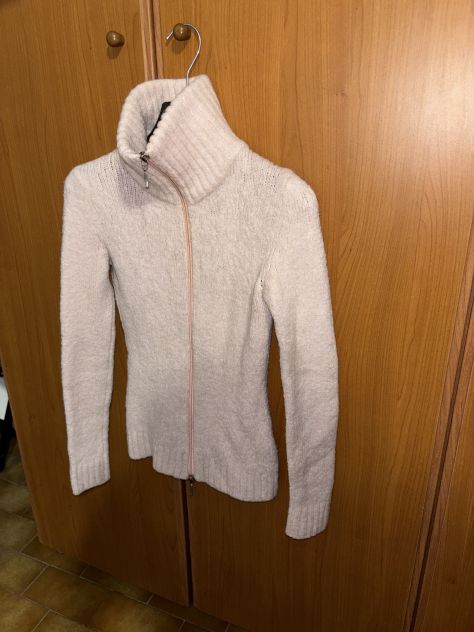 MAGLIONE CON CERNIERA DA DONNA INVERNALE IN LANA MOHAIR MARCA TANK MADE IN ITALY - Foto 2