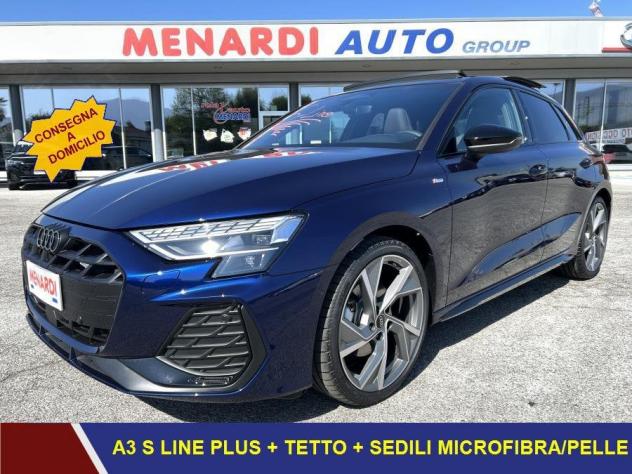 Audi A3 SPB 35 TDI S Tronic S line edition TETTO + 19" + S LINE PLUS