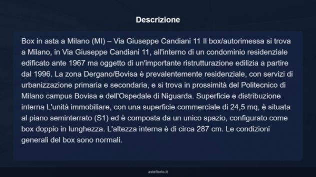 Immobile in asta di 24 m² in vendita a Milano - Foto 9