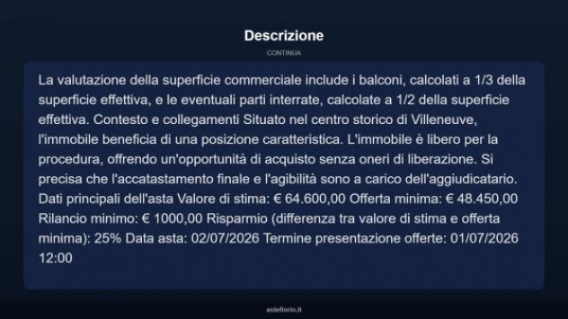 Immobile in asta di 68 m² in vendita a Villeneuve - Foto 15