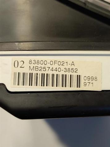 QUADRO STRUMENTI TOYOTA Corolla Verso 2° Serie 83800-0F021-A MB257440-3852 1ZZFE (0409) - Foto 4