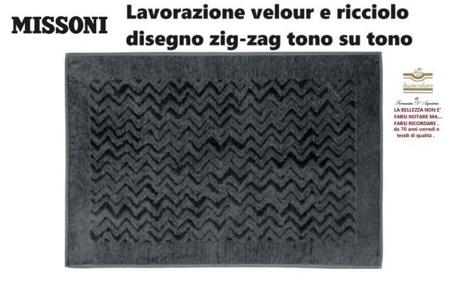 TAPPETI MISSONI CM. 90 X 60 , 100% COTONE , DOUBLE FACE . - Foto 6