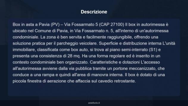 Immobile in asta di 28 m² in vendita a Pavia - Foto 8