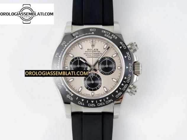 Rolex Replica DAYTONA 116519 1:1 BEST EDITION QUADRANTE GRIGIO SU CINTURINO IN GOMMA OYSTERFLEX SA4130