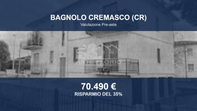 Immobile in asta di 90 m², box auto in vendita a Bagnolo Cremasco