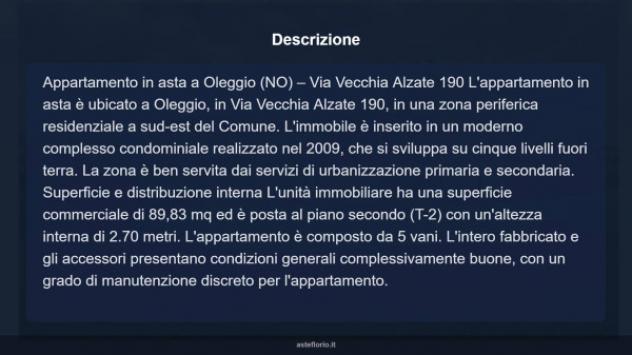 Immobile in asta di 89 m², box auto doppio in vendita a Oleggio - Foto 6
