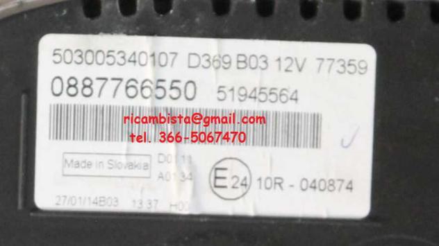 51988479 Fiat Panda quadro strumenti - Foto 2