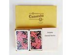 Cofanetto in cartoncino contente set 3 mazzi di carte Piatnik Canasta Samba