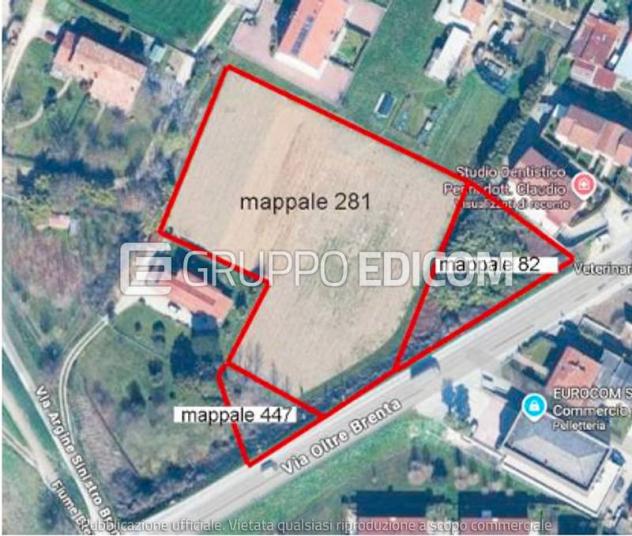 Terreno di 7560 mq in vendita a Noventa Padovana - Rif. 3560109