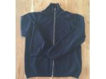 Maglione di cotone con zip Grifoni, colore blu