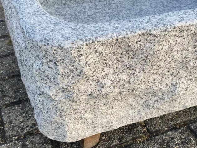 Lavello lavandino in pietra granito massello 70 cm 2 - Foto 3