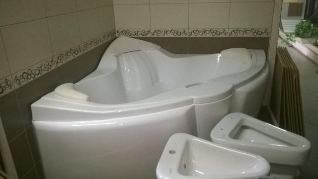 vasca da bagno angolo fantasy simpaty Glass - Foto 2