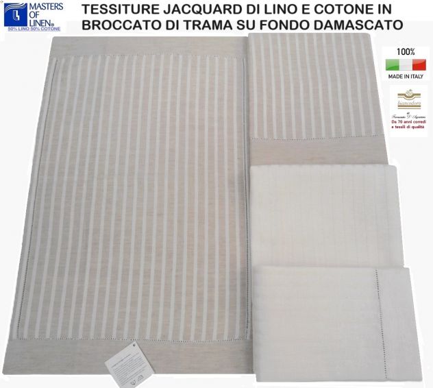 TOVAGLIE ASCIUGAMANI LENZUOLA FIANDRA LINO TESSUTI A TELAIO - Foto 10