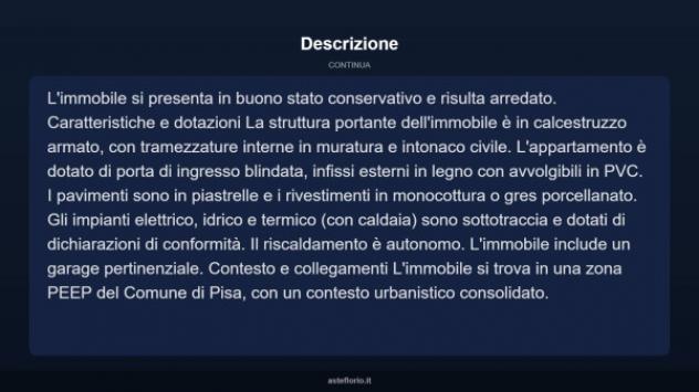 Immobile in asta di 95 m², box auto in vendita a Pisa - Foto 8