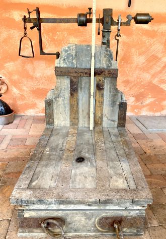 Vecchia bilancia in legno - Foto 4