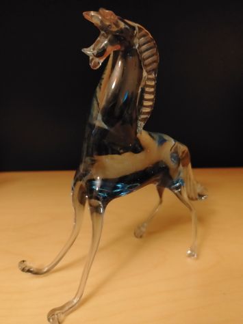 Cavallo in vetro