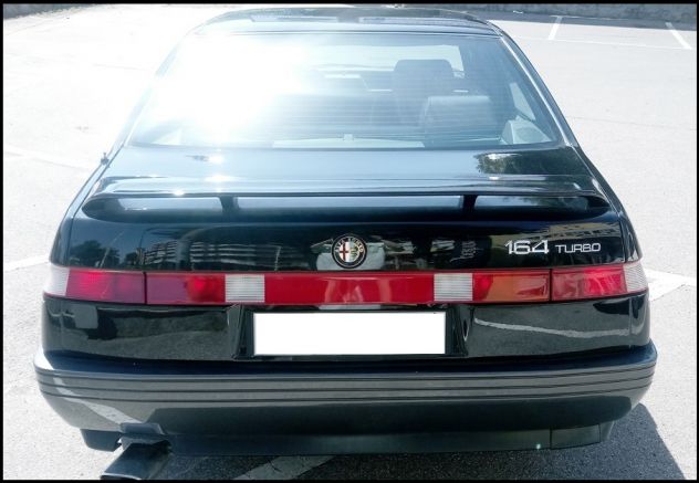 Alfa Romeo 164 TURBO Nera Anno 1990 auto d'Epoca con spoiler e Cerchi in Lega! - Foto 5