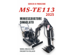 MINI ESCAVATORE CINGOLATO MS-TE113 JSB - IT