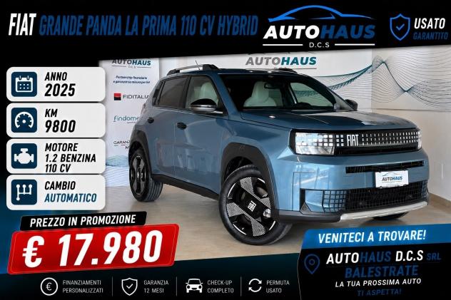 FIAT GRANDE PANDA LA PRIMA 110CV HYBRID