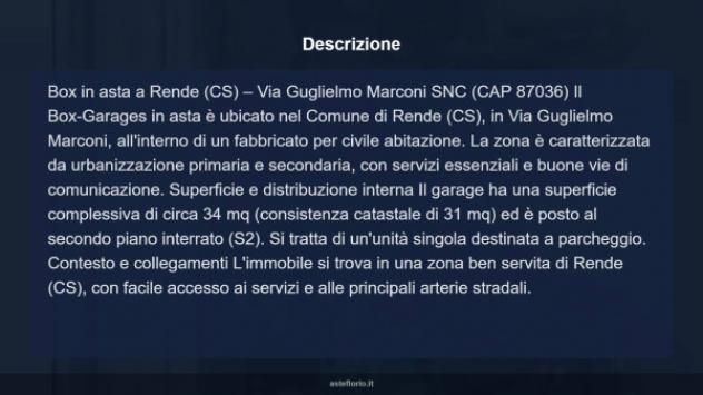 Immobile in asta di 34 m² in vendita a Rende - Foto 6