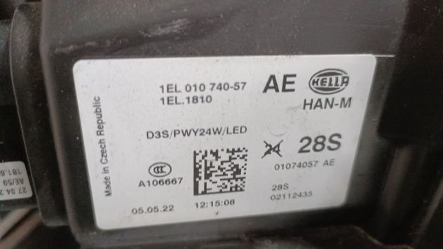 FARO ANTERIORE SX BI-XENON AUDI A3 8V 2014 1EL010740-57 - Foto 2