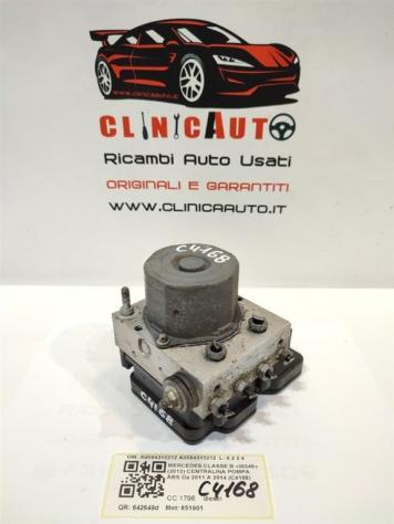 CENTRALINA ABS MERCEDES Classe B W246 2° Serie A0094315212 651901 diesel 1796 (12)
