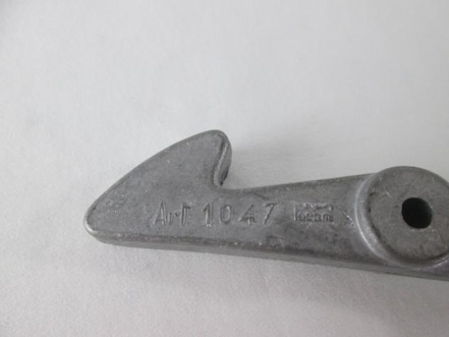 1047 GANCIO ALLUMINIO COFANO ANTERIORE FIAT 500 F L R RICAMBIO NUOVO - Foto 3