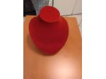 porta collane rosso