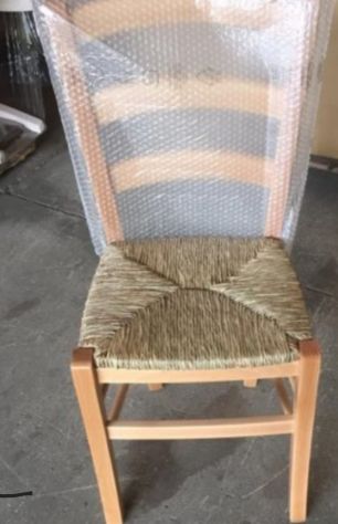 Sedia in legno seduta paglia per ristoranti - Foto 2