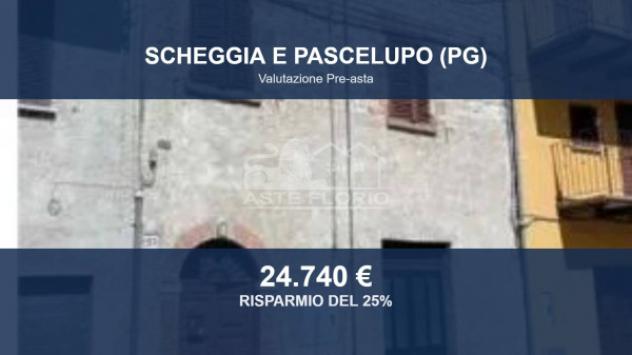 Immobile in asta di 98 m² in vendita a Scheggia e Pascelupo