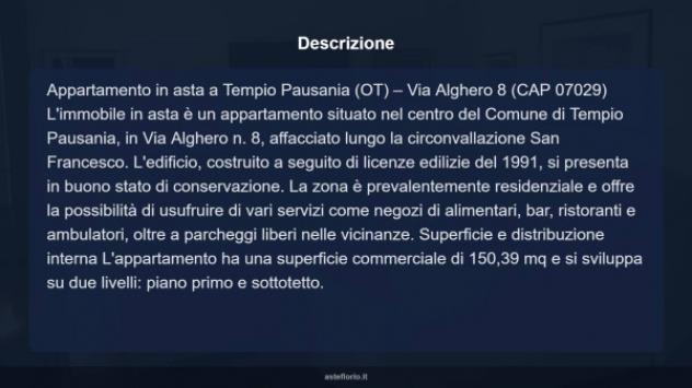 Immobile in asta di 150 m² con più di 5 locali in vendita a Tempio Pausania - Foto 18