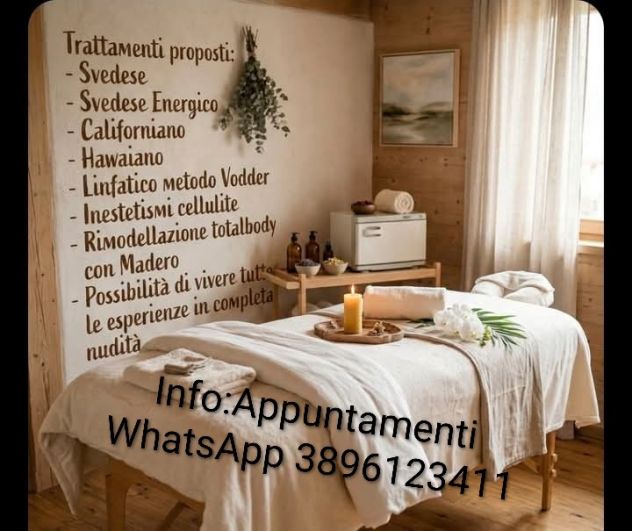 Vercelli/ Massaggi Relax e Massoterapista Uomo /Donna Tel:3896123411