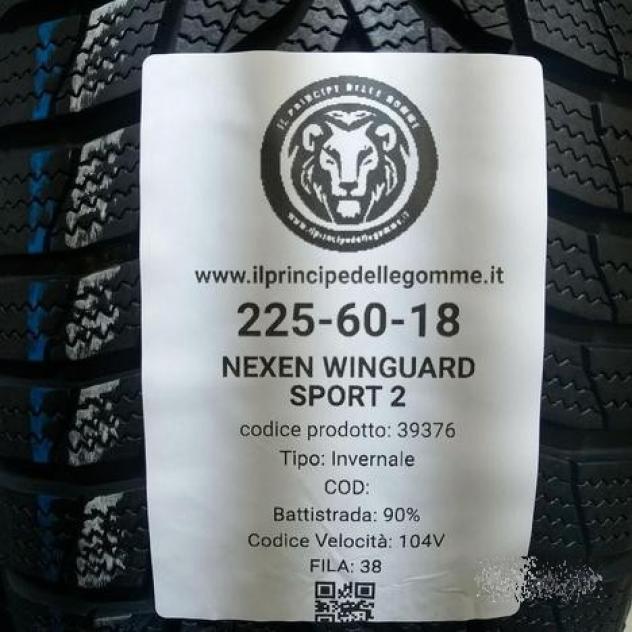 2 gomme 225 60 18 nexen a39376 - Foto 2