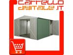 Box prefabbricato, casetta da giardino in lamiera zincata. Capanno deposito &hellip;
