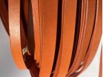 T9 Nastro in pelle a vegetale anilina Arancione H 15 mm - L 15 mt