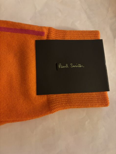 CALZE NUOVE DA UOMO LEGGERE FIRMATE ORIGINALI”PAUL SMITH”MADE IN ITALY IN COTONE - Foto 3