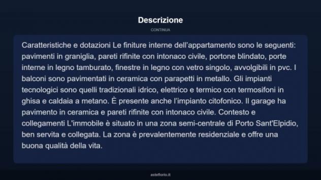 Immobile in asta di 119 m² con più di 5 locali in vendita a Porto Sant'Elpidio - Foto 17