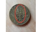 10 CENTESIMI DEL REGNO D'ITALIA DEL 1940 CON AVVALLAMENTO DI METALLO -